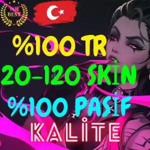 TR 20-120 Skin Kaliteli Pasif Random Hesaplar