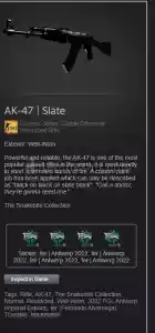 Csgo Ak-47 Simsiyah Skini