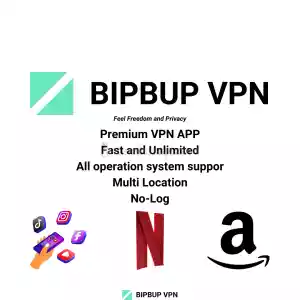 Bipbup Vpn 1 Aylık Premium Vpn  (Tüm Sistemlerde Kullanılabilir.)