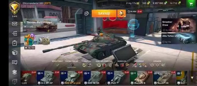 Wot Blitz Xxl Premıum Hesap Satış