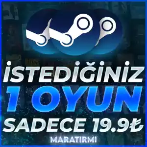 İstediğiniz 1 Oyun [Garanti + Sorunsuz]