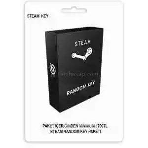 En Az 1700 TL Steam Random Key