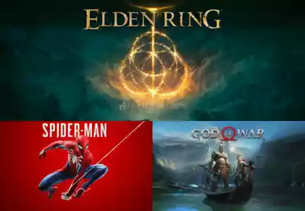 Elden Ring + Spider-Man Remastered + God Of War