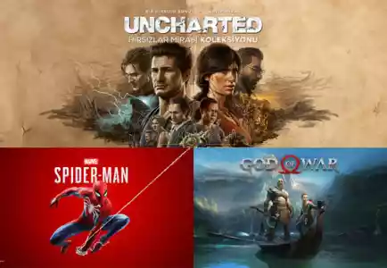 Spiderman Remastered + God Of War + Uncharted