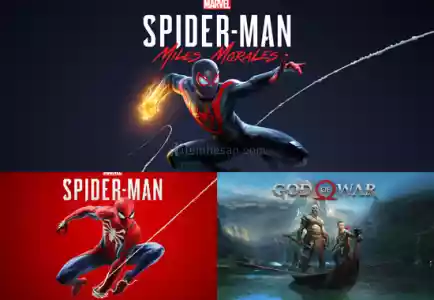 Spiderman Remastered+ Miles Morales+ God Of War