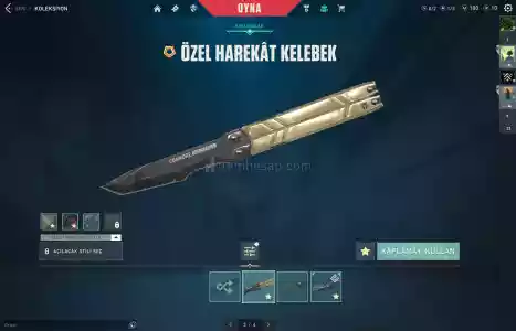 Vct Lock İn, Kelebek Bıçak ,Yağmacı Vandallı Hesap