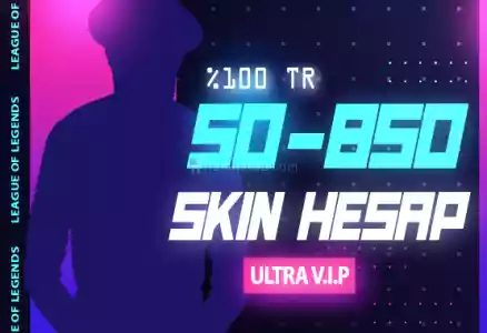 50-850 Skin Tr Ultra Vıp Lol Random Hesap
