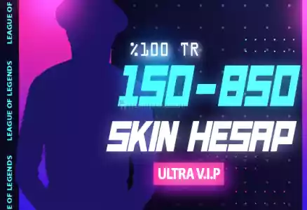 150-850 Skin Tr Ultra Vıp Lol Random Hesap