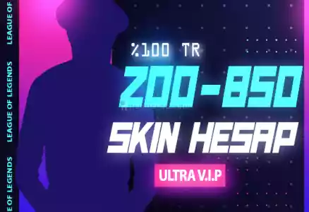 200-850 Skin Tr Ultra Vıp Lol Random Hesap