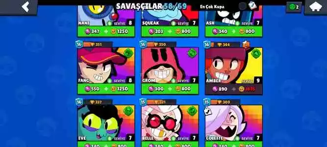 Brawl Stars Hesap 27.000K