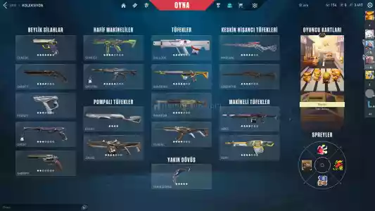 10Kdan Fazla Para Yatırılmış Full Valorant Hesabı