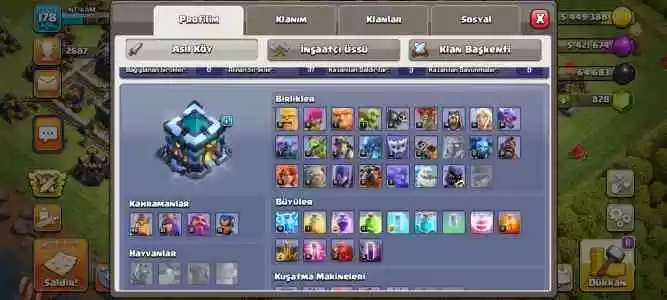 Clash Of Clans Acıl Satılık Hesap