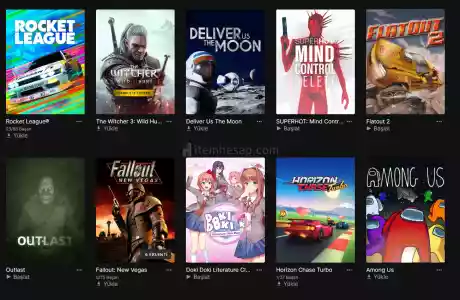 Tüm Popüler Oyunlar Bu Hesapta! (Epıc Games)