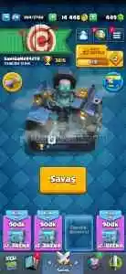 3800 Kupa Clash Royale Hesabı  449 Elmaslı