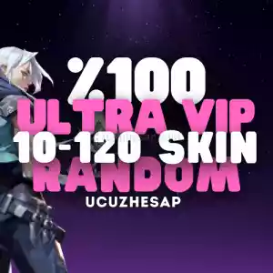 [Ultra Vıp] 10-120 Skin Valorant Random Hesap