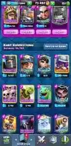 Clash Royale +4600 Kupalı Hesap+Hediye Vs Hesabı