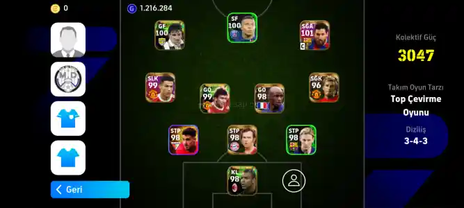 Efootbal Pes İcon Ronaldo Messi