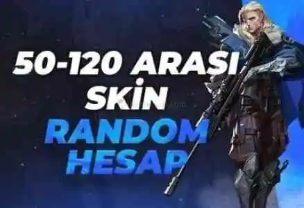 ⭐Tr [Vıp+] 50-120 Skinli Random Hesap⭐