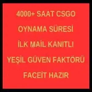 4000 Saat Csgo + İLK MAİL