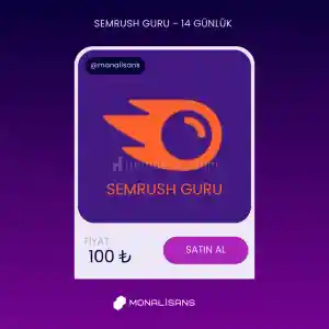 Semrush Guru 14 Günlük Kişiye Özel