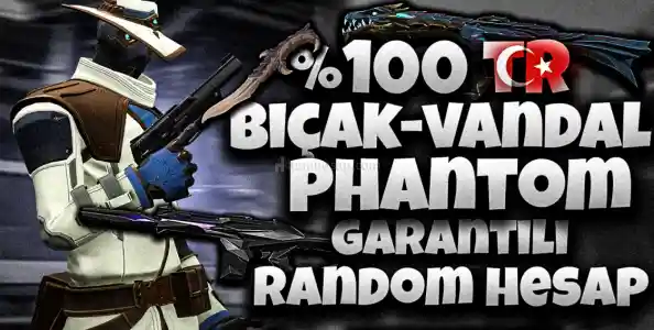 1 Alana 1 Bedava Phantom Vandal Bıçak Garantili Random Hesap Tr Server