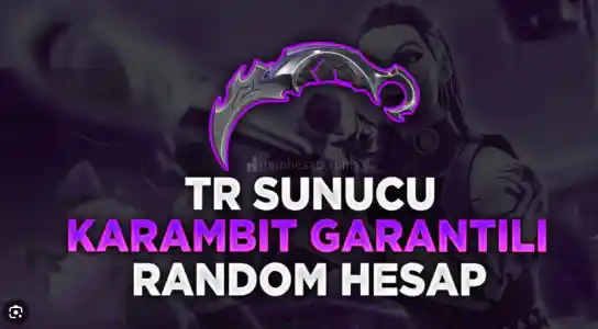 Türk Sunucu Karambit Garantili Hesap [ 1 Alana 1 Hediye ]