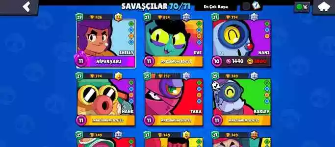 Brawl Stars 45K Hesap