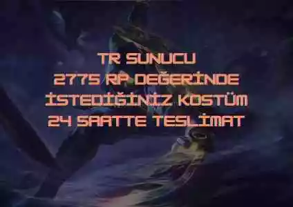 LoL TR Sunucu 2775 RP Değerinde Kostüm