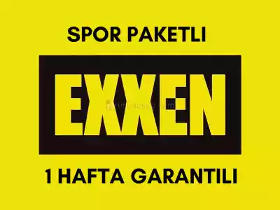 Galatasaray Vs Sparta Prag Maçı Maç Günleri Anında Teslim 1 Haftalık Exxen Spor Paketli Hesap