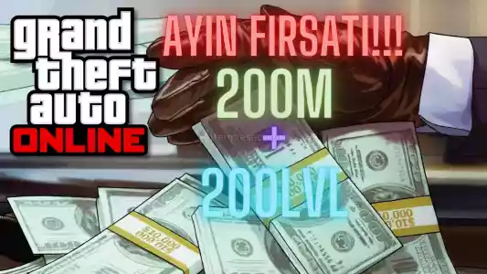 Gta⭐200 Level+200M Money+Tüm Unlocklar⭐