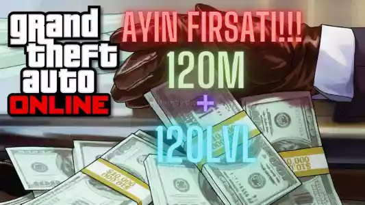 Gta⭐120 Level+120M Money+Tüm Unlocklar⭐