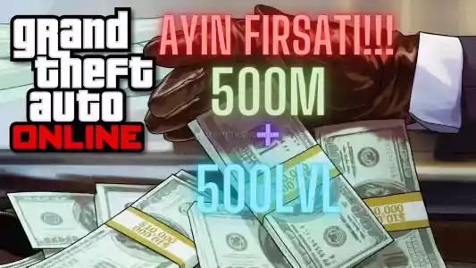 Gta⭐500 Level+500M Money+Tüm Unlocklar⭐