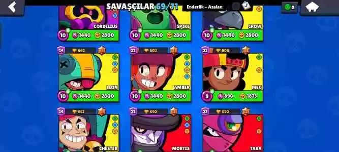 44K 6 Efso 69 Karakterli Efso Hesap