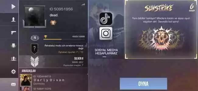 Standoff 2 Acil Satılık Hesap