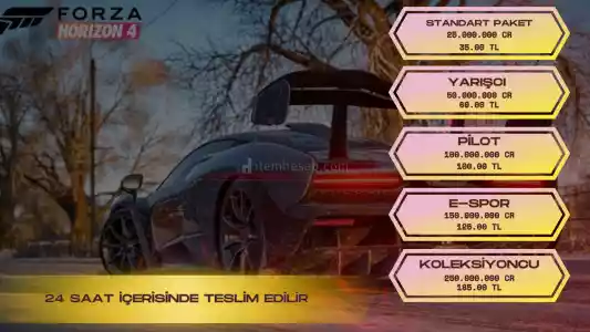 Forza Horizon 4 Oyun İçi 25 Milyon Kredi