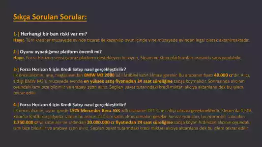 Forza Horizon 5 Oyun İçi 250 Milyon Kredi