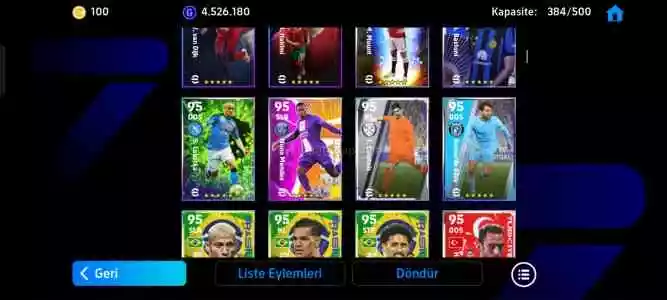 Pes Hesabı Satılık 103 102 Messilik 100 Neymar