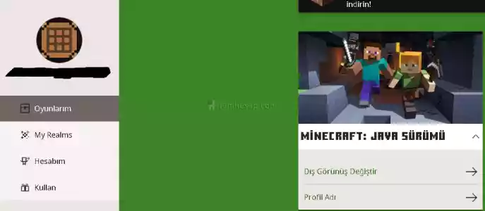 Minecraft Premium Hesap (+Bedrock)