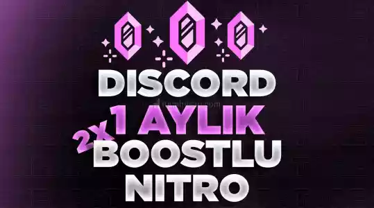 1 Aylık 2X Boostlu Nitro | Discord