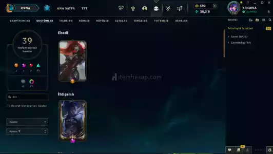 Zamlara İnat Skinli Hesap