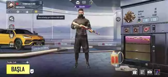 Pubg Mobile Emek Hesabı Lamborghini Urus 67 Level