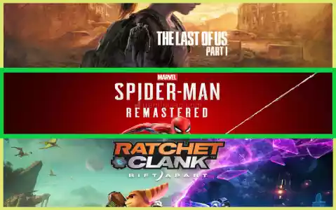 The Last of Us Part I + Spider Remastered + Ratched Clank