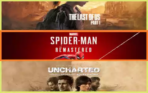 The Last of Us Part I + Spider Remastered + Uncharted