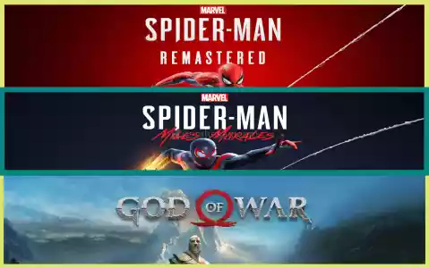 Spiderman Remastered + Miles Morales + God Of War