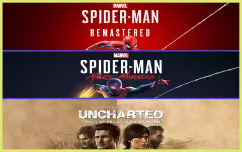 Spiderman Remastered + Miles Morales + Uncharted