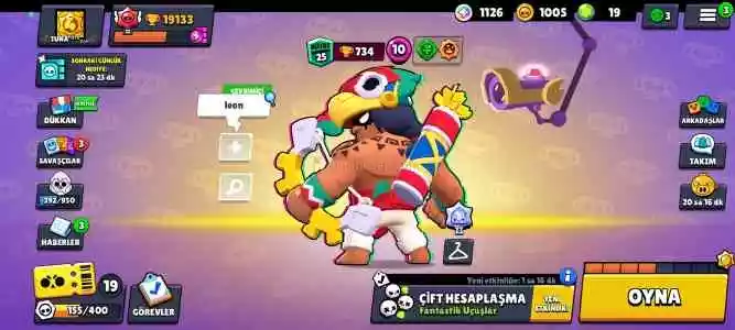 45 Karakterli 19000 Kupalı Brawl Stars Hesabı