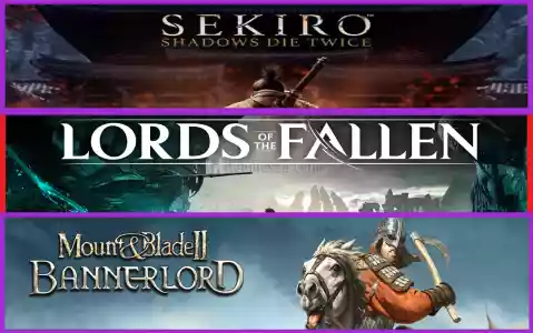 Sekiro: Shadows Die Twice + Lords of the Fallen + Mount and Blade Bannerlord
