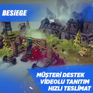 Besiege Steam [Garanti + Destek + Video + Otomatik Teslimat]