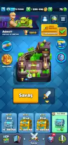 Clash Royale Hesap 5000Kupa 2 Milyon Altına Sahip