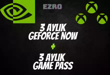 3 Ay Geforce Now Ultimate Hesap + 3 Ay Pc Gamepass Kodu